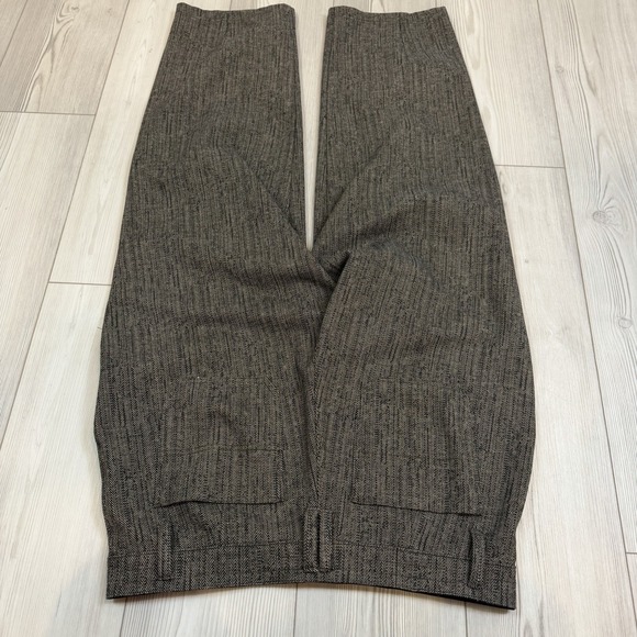 Democracy Ab Solution Skyrise Ponte Patched Pants Peanut Butter Black Size 16 - Picture 8 of 11